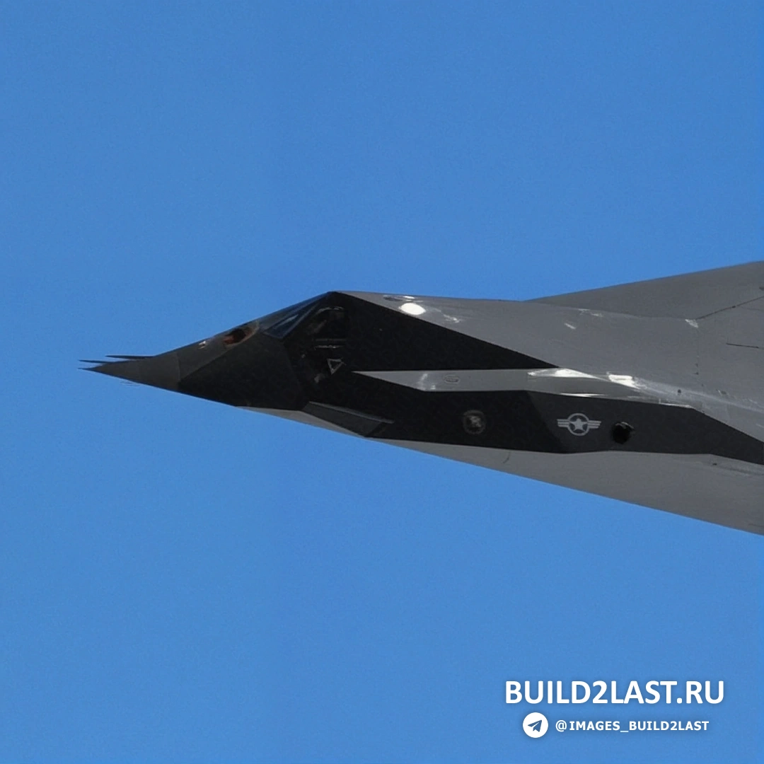 F-117 Nighthawk на взлетной полосе перед взлетом