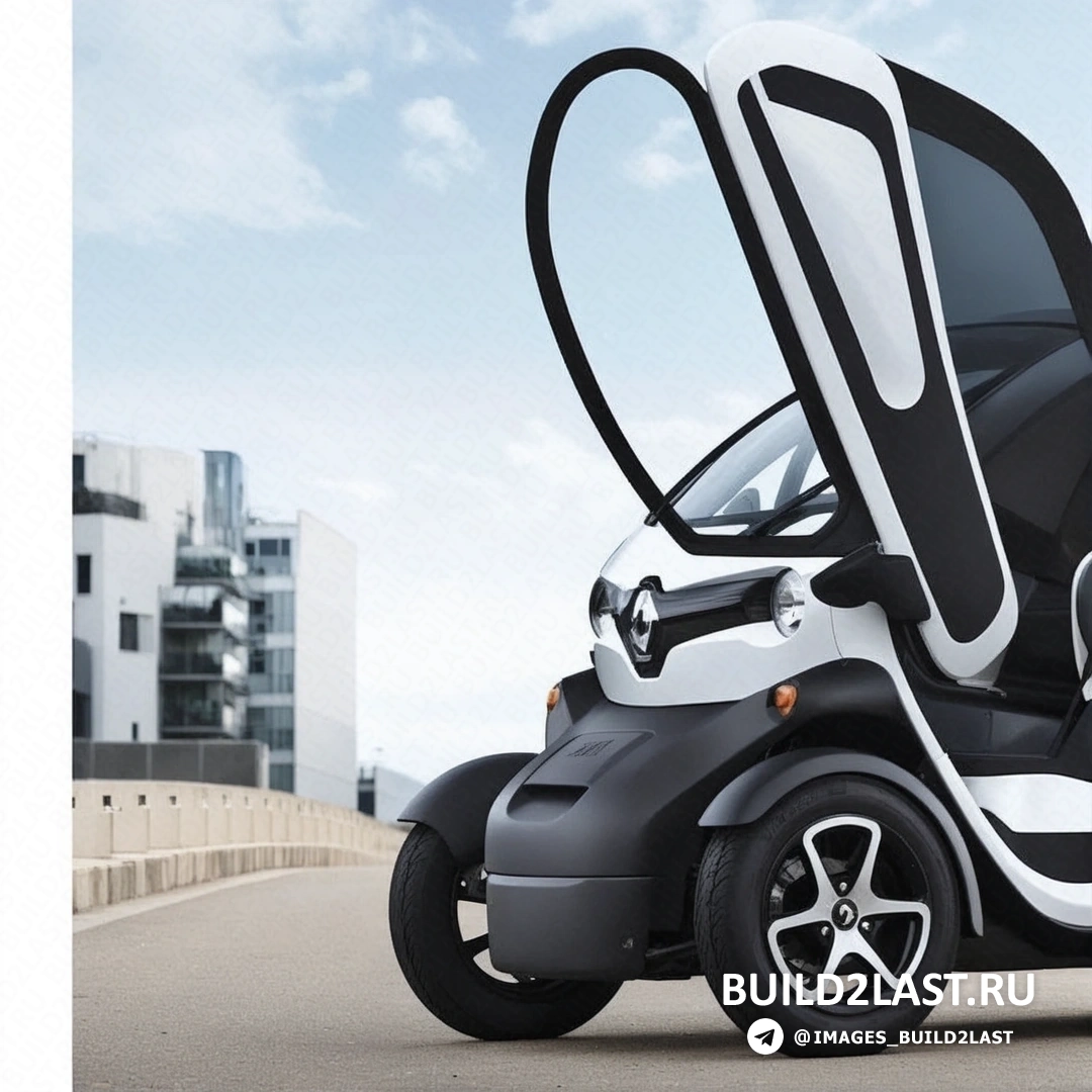 ����������� ���������� Renault Twizy � ����-������ ��������� � ������������ ����������.