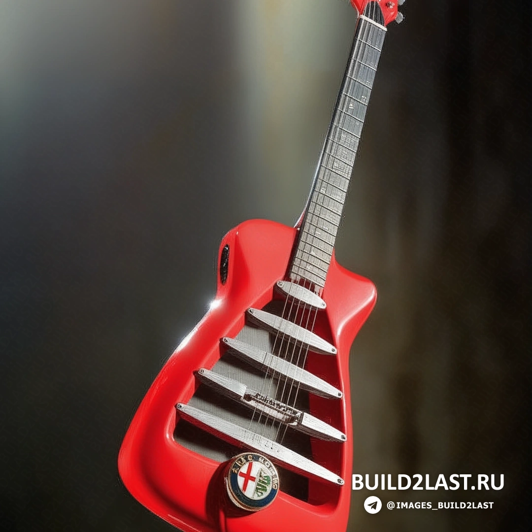 Коллекционная коробка для электрогитары Alfa Romeo с уникальным дизайном