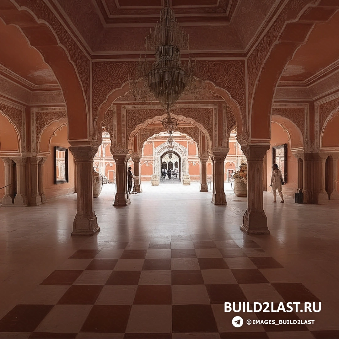 ������� � ������� � ������ Hawa Mahal, �������, �����.