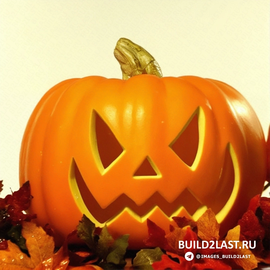 Тыква с длинными когтями и дымом, тянущимся изнутри