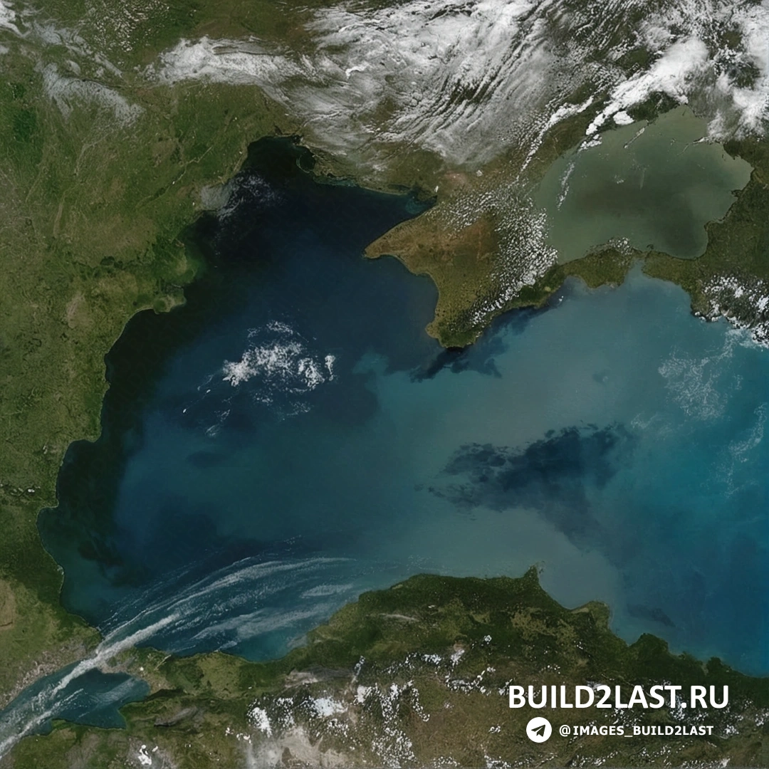 Вид на Землю с космоса в ночное время, с яркими огнями городов